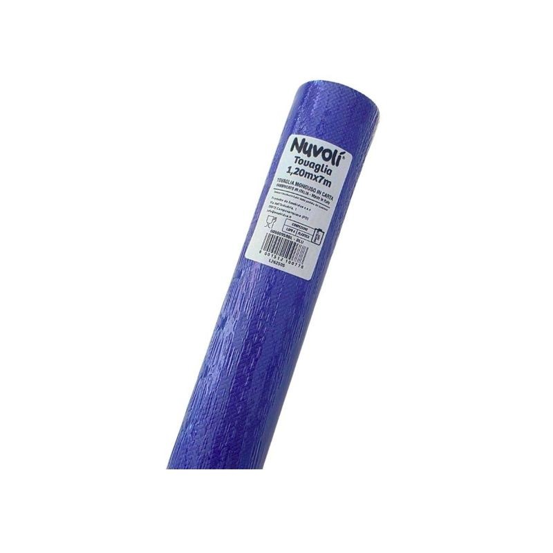 TOVAGLIA SOFT 1,2X7MT BLU EAN 8001512100778 INGROSSO TOVAGLIE PER PARTY