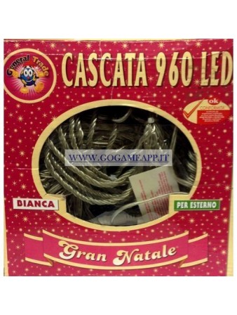 GIOCATTOLI ONLINE CASCATA MT.4 C/960 LED BIANCHI PROGR.