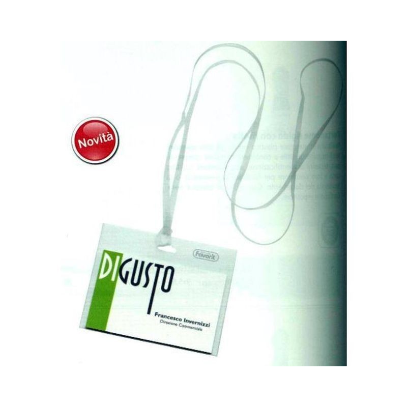 PORTANOME CON TRACOLLA C.25 EAN 8006779016862 INGROSSO PORTA DOCUMENTI TASCABILI