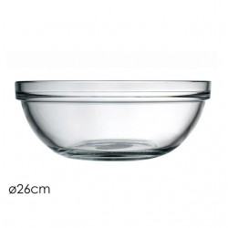 INGROSSO COPPA IN VETRO 26 CM