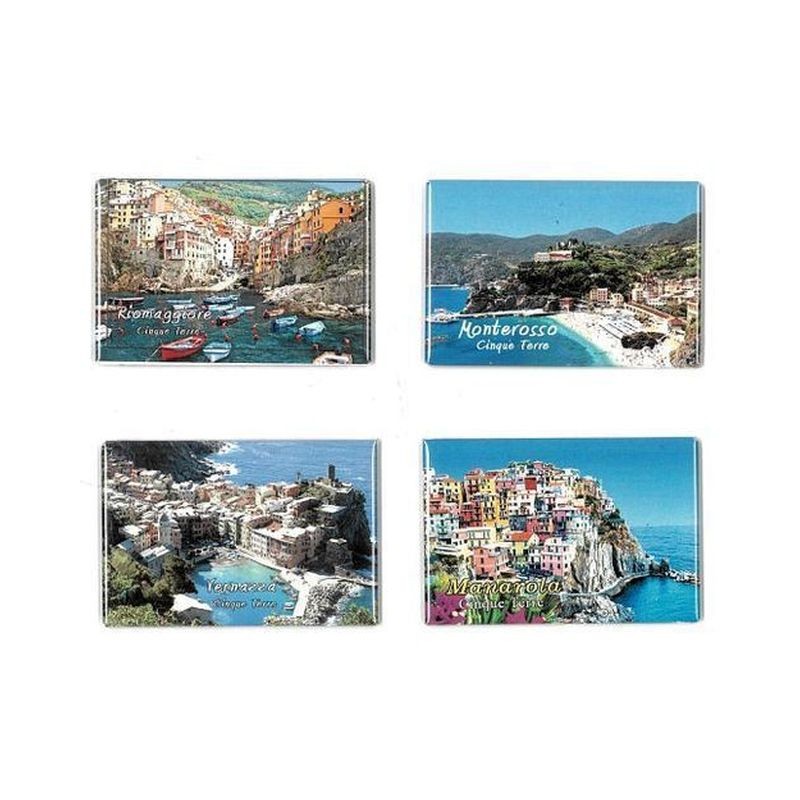 MAGNETE RETTANGOLARE RIVIERA LIGURE 7.5X5CM 6 SOGGETTI