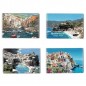 MAGNETE RETTANGOLARE RIVIERA LIGURE 7.5X5CM 6 SOGGETTI