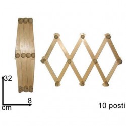 INGROSSO APPENDINO LEGNO 10PZ