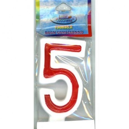 INGROSSO CANDELA N.5 ROSSA
