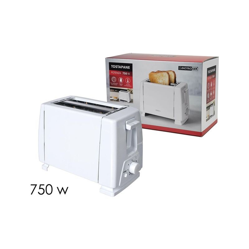 TOSTAPANE 700W BIANCO EAN 8015361006518 INGROSSO PICCOLI ELETTRODOMESTICI