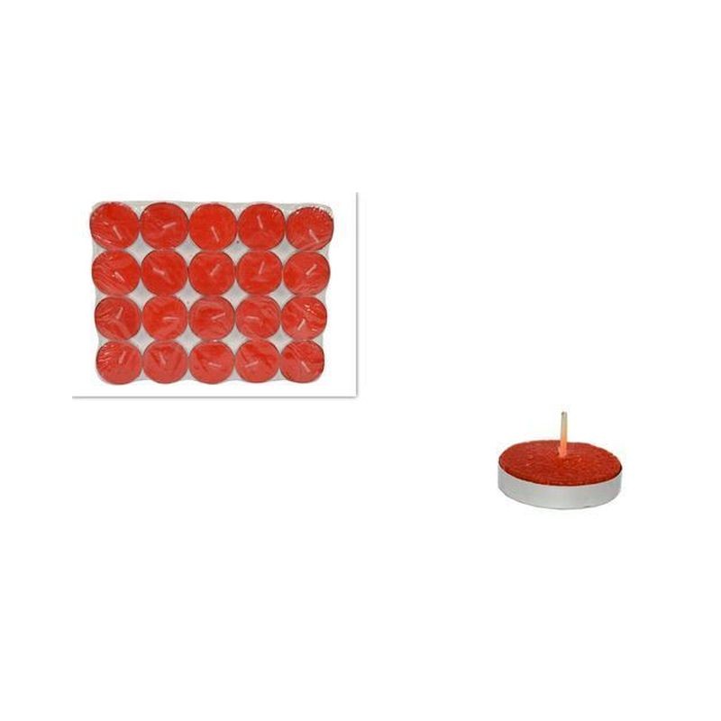LUMINI 20PZ 7GR ROSSO EAN 8033113354625 INGROSSO LUMINI E CERI