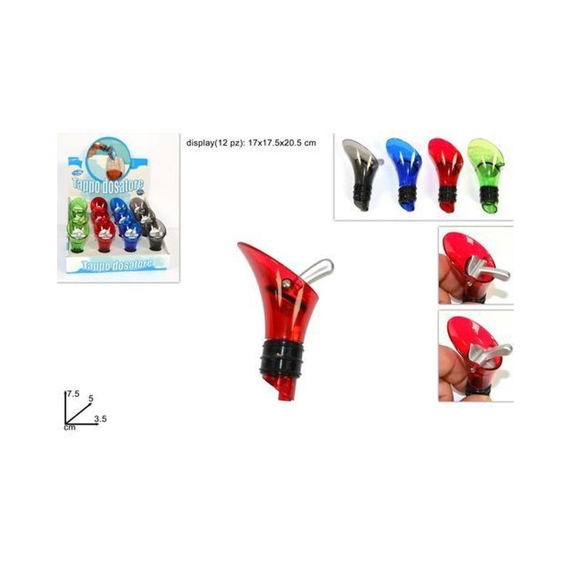 TAPPO DOSATORE COLORATI EAN 8027501001260 INGROSSO ACCESSORI CUCINA