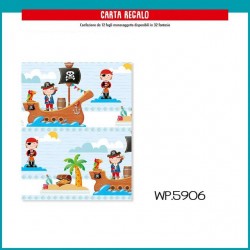 INGROSSO CARTA REGALO PIRATI C.1