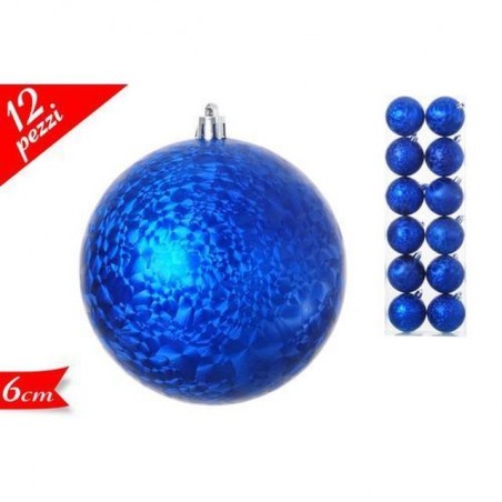 INGROSSO PALLA BLU 6CM 12PZ