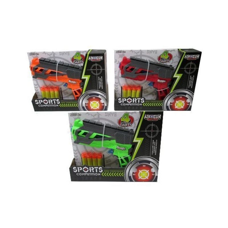 PISTOLA SPARA DARDI EAN 8010362435138 INGROSSO PISTOLE GIOCATTOLO