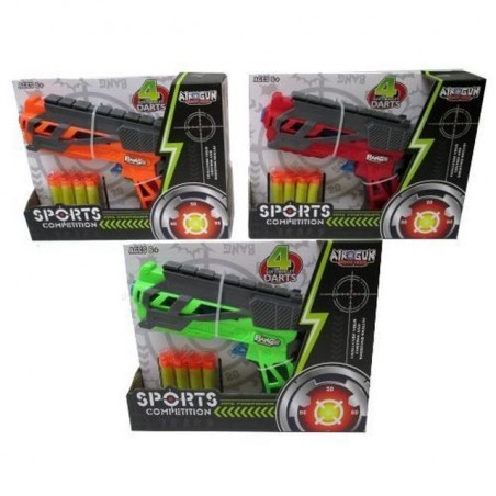 PISTOLA SPARA DARDI EAN 8010362435138 INGROSSO PISTOLE GIOCATTOLO