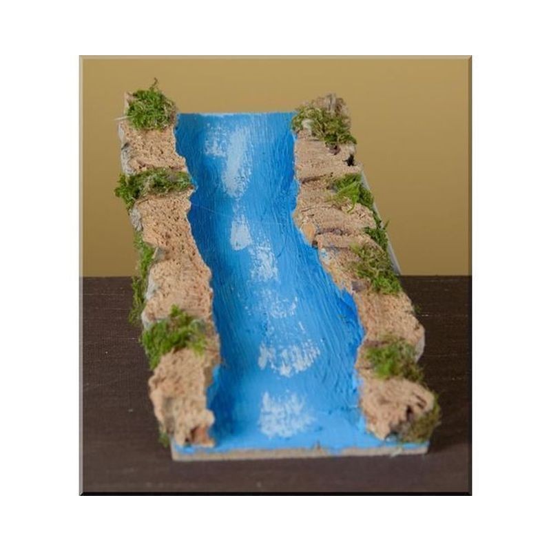 TRATTO FIUME CM 16X7X1 EAN 8018623853134 INGROSSO ACCESSORI PER IL PRESEPE