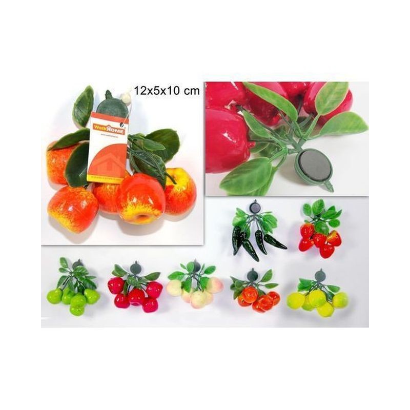 MAGNETI FRUTTA 8 ASS. ART.P0058 EAN 8034048060544 INGROSSO CALAMITE SOUVENIR