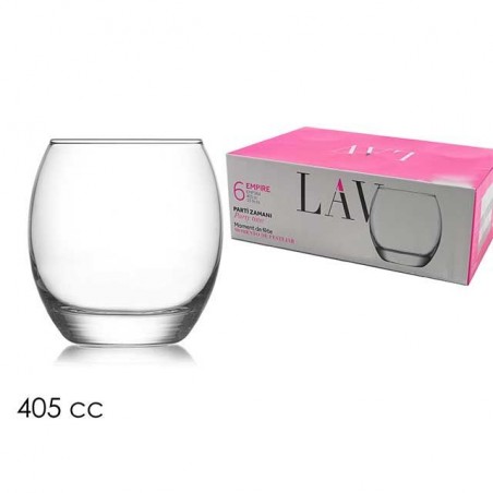 INGROSSO SET 6 BICCHIERI EMPIRE