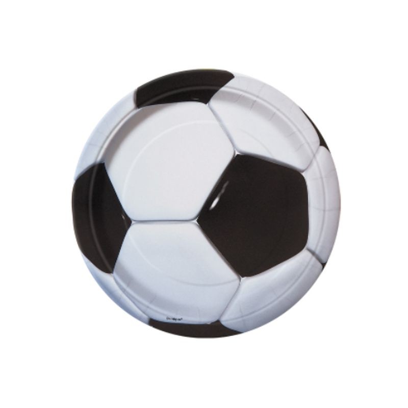 PIATTI CM.18 PZ.8 FOOTBALL EAN 8020834748888 INGROSSO PIATTI PER PARTY