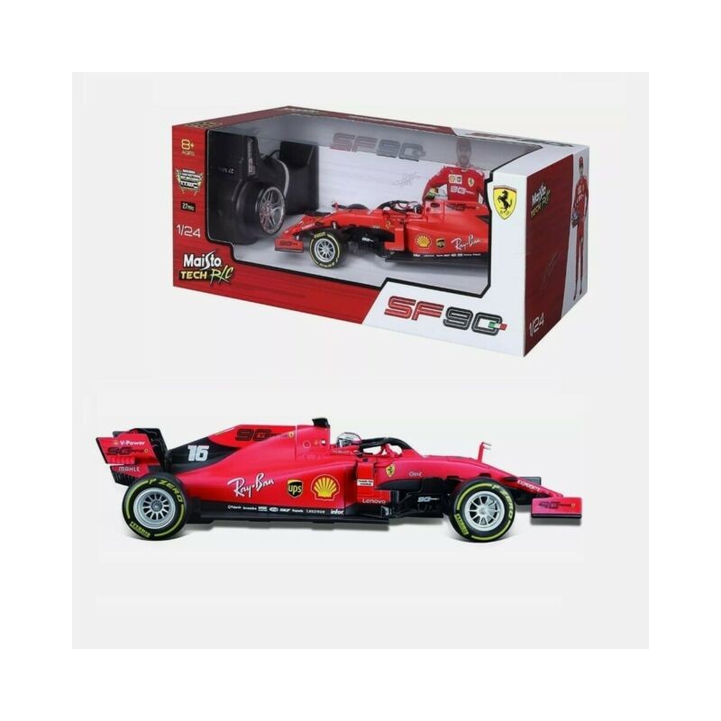 FERRARI SF90 1:24 R/C EAN 0090159813842 INGROSSO AUTO CON RADIOCOMANDO