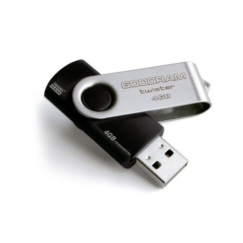 FLASH DRIVE 4 GB BLACK USB 2.0 EAN 0023942490616 INGROSSO ACCESSORI DI INFORMATICA