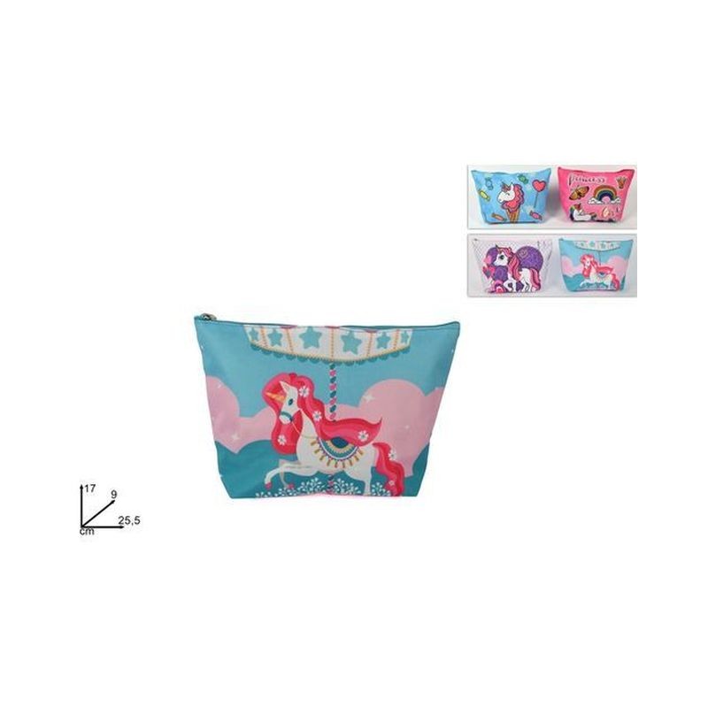 BUSTINA BEAUTY FANT. UNICORNO EAN 8034048489345 INGROSSO BORSE MARE