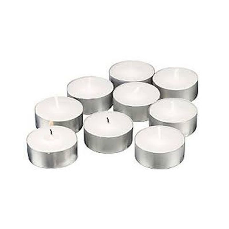 LUMINI 50PZ IN BUSTA BIANCO 12GR EAN 8027501558009 INGROSSO LUMINI E CERI