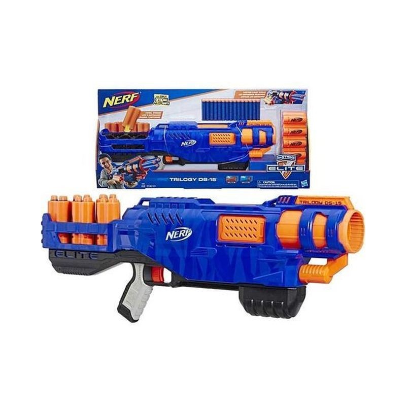 NERF ELITE TRILOGY DS 15 EAN 5010993574001 INGROSSO FUCILI E MITRA GIOCATTOLO