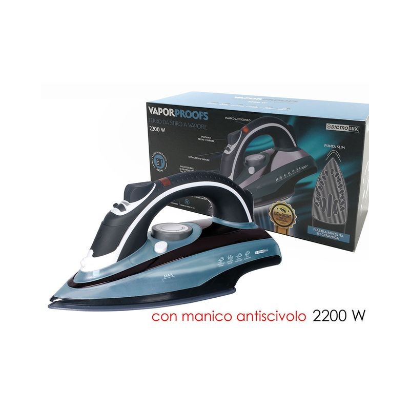 FERRO DA STIRO CERAM. 2200W VAPOR EAN 8015361568344 INGROSSO PICCOLI ELETTRODOMESTICI