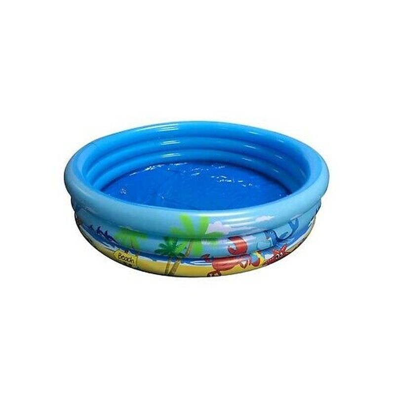 PISCINA DEC. BEACH 3T CM.100X25 EAN  INGROSSO PISCINE GONFIABILI