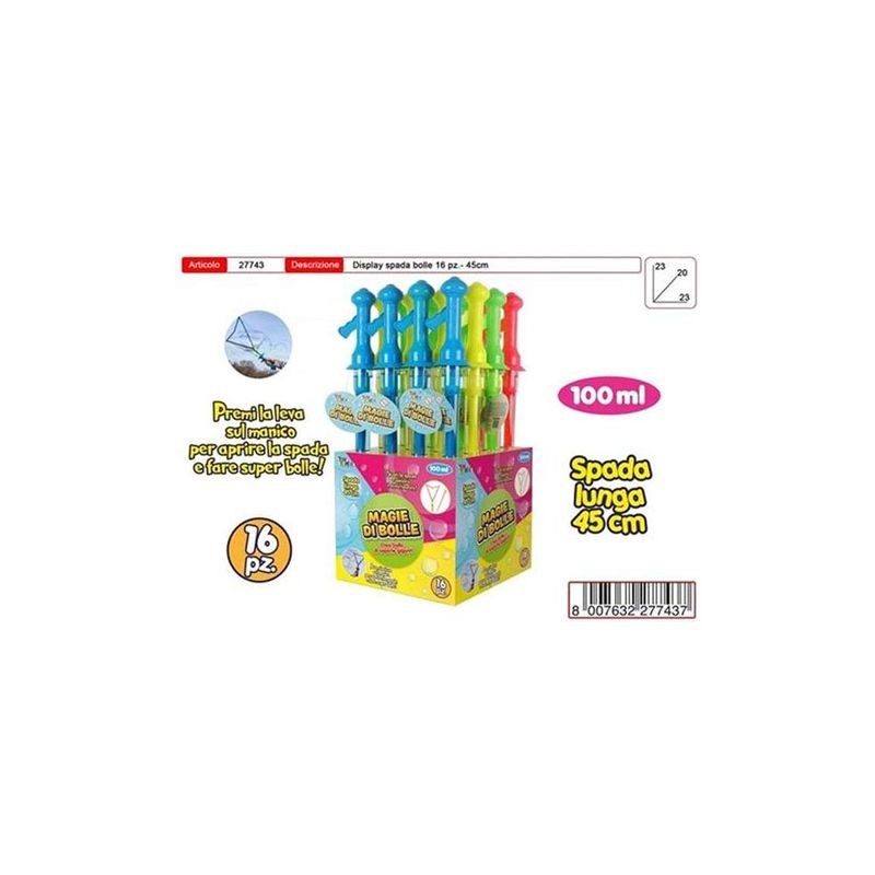 SPADA BOLLE APRIBILE 46CM EAN  INGROSSO BOLLE SAPONE E ACCESSORI