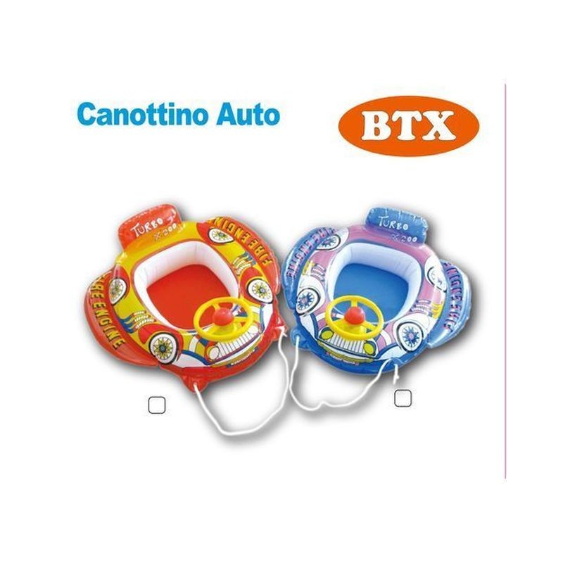 CANOTTINO AUTO 25.5X26+9CM +3ANNI EAN 8032894800451 INGROSSO CANOTTI E REMI