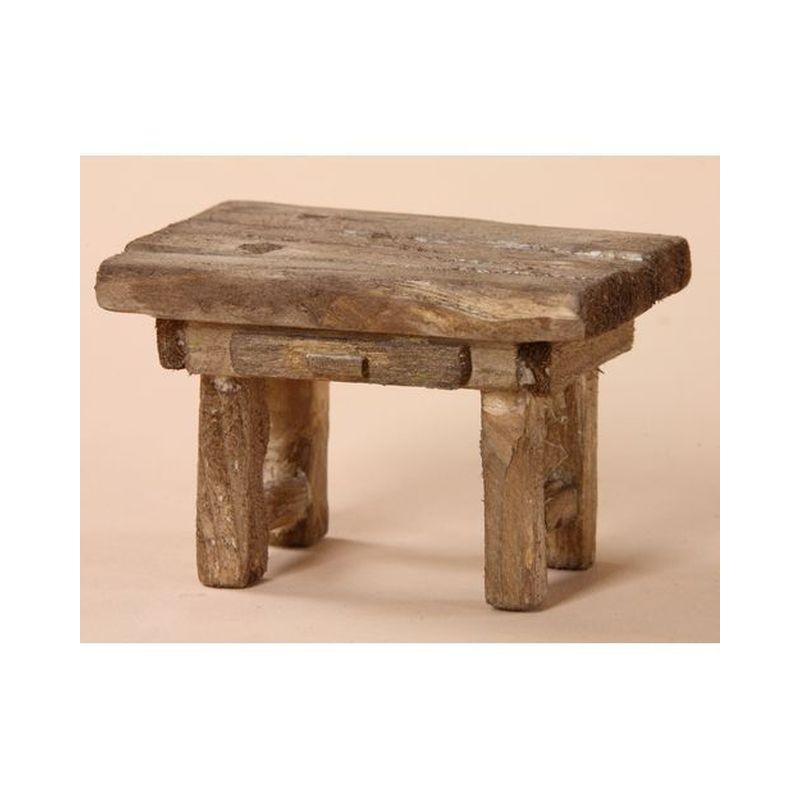 TAVOLO IN LEGNO CM. 8.5X6X5.5 EAN 8018623867230 INGROSSO ACCESSORI PER IL PRESEPE