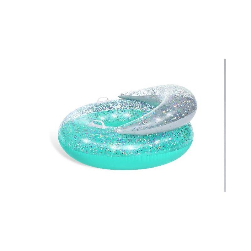 CIAMBELLA GLITTER DREAM 117X117CM EAN 6941607307427 INGROSSO MATERASSINI MARE GONFIABILI