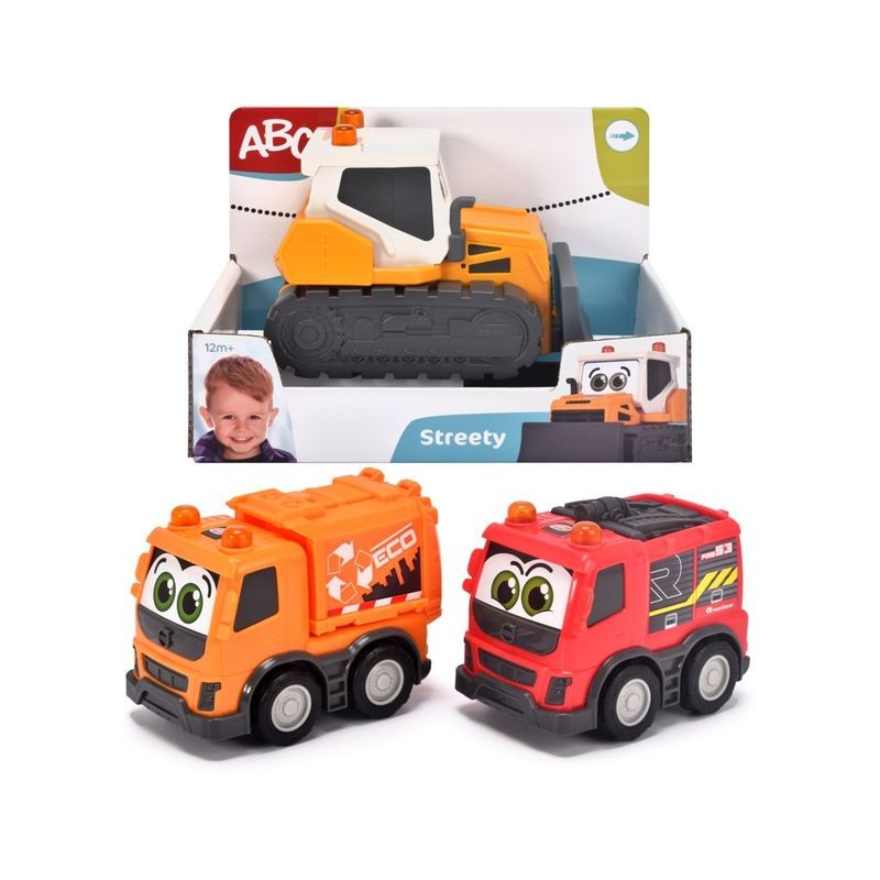 ABC STREETY CM. 15, 3-ASST. EAN  INGROSSO GIOCHI PRIMA INFANZIA