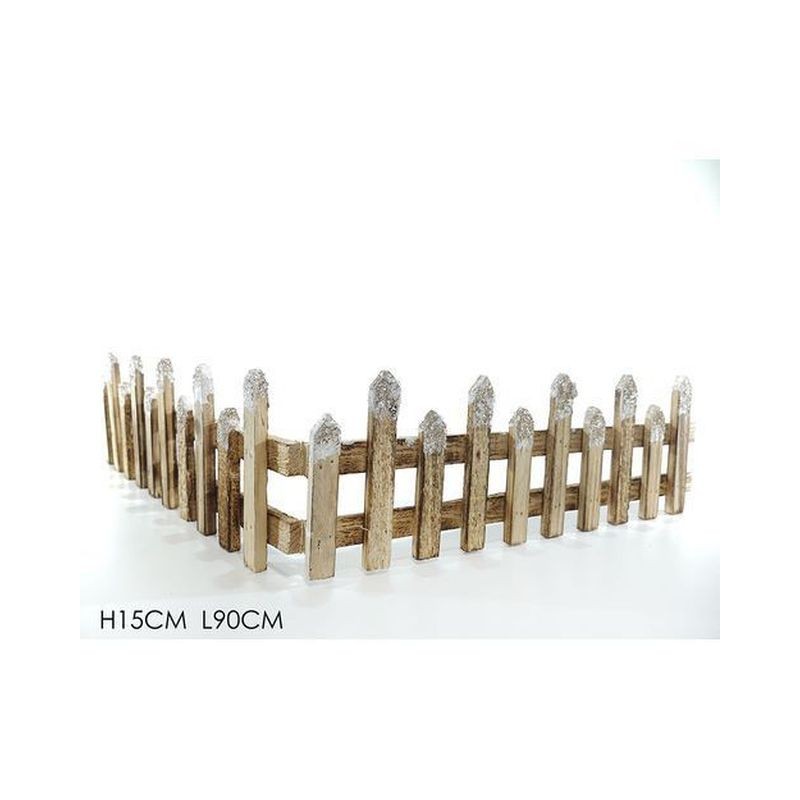 STECCATO LEGNO NAT. L90XH15CM EAN 8015361291440 INGROSSO ACCESSORI PER IL PRESEPE