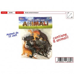 INGROSSO BUSTA DINOSAURI DA 12CM