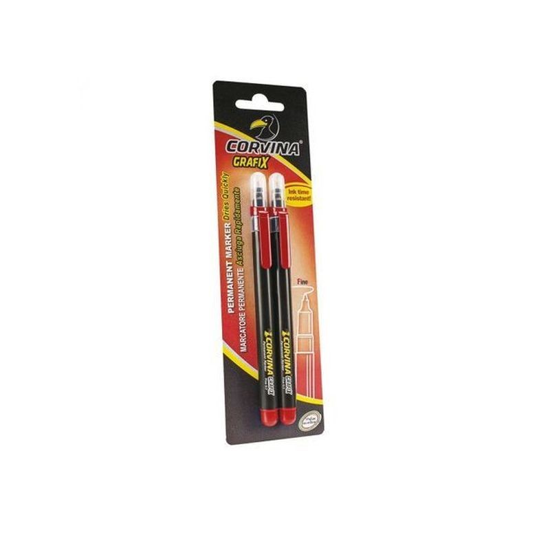 CORVINA GRAFIX OHP BLISTER 2PZ ROSSO EAN 8003511432065 INGROSSO PENNE PER LA SCUOLA
