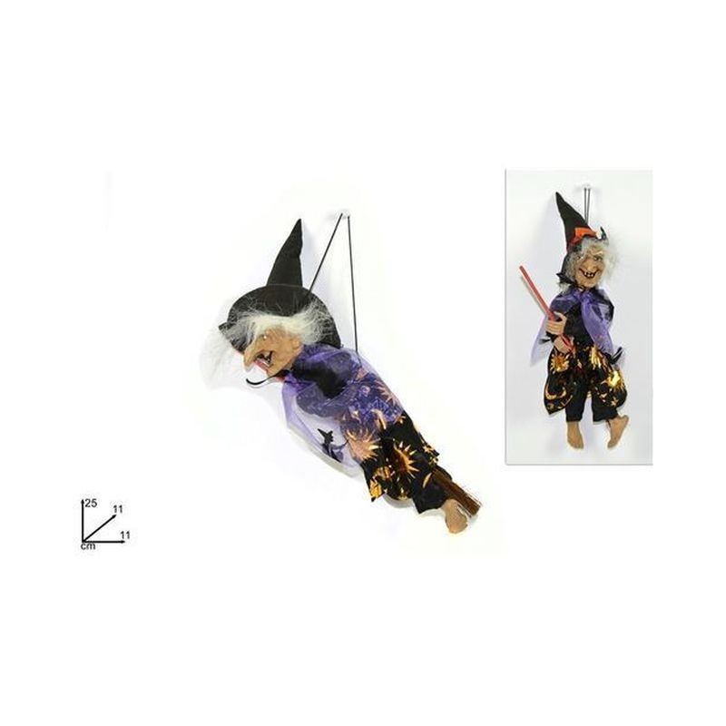 BEFANA 25CM C/VESTITO DECORATO EAN 8027501535161 INGROSSO BEFANA
