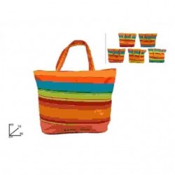 INGROSSO BORSA MARE 4 TASCHE TAN