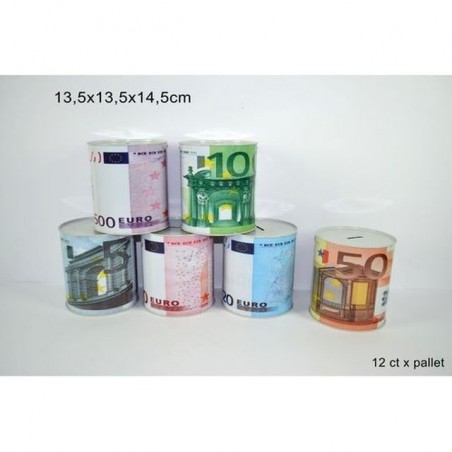 INGROSSO SALVADANAIO LATTA EURO
