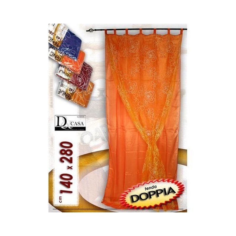 TENDA DOPPIA DA INTERNO 140X280CM ASS. EAN 8025569463174 INGROSSO ACCESSORI ARREDO