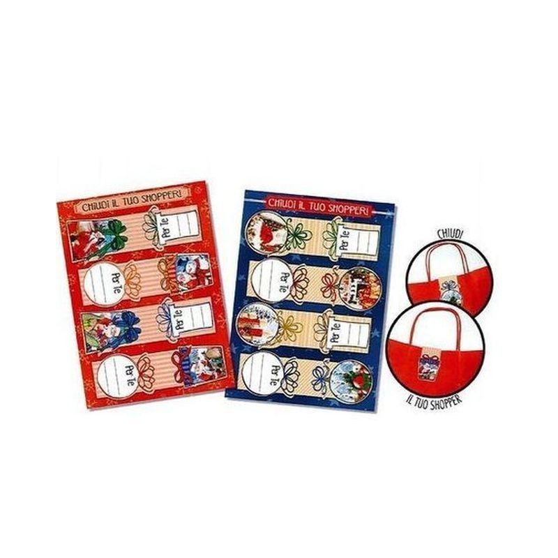 CHIUDIPACCO NATALE FOTOGRAFICI 4X12FG. EAN 8001608346509 INGROSSO CHIUDIPACCO