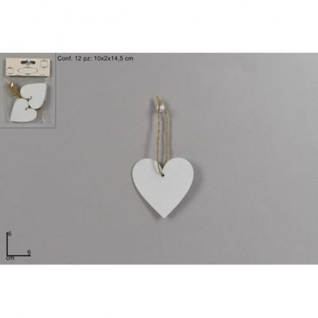 INGROSSO APPENDINI CUORI LEGNO 6