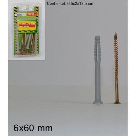 INGROSSO TASSELLI E VITI 6 SET I