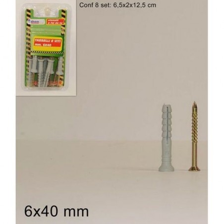 INGROSSO TASSELLI E VITI 8 SET I