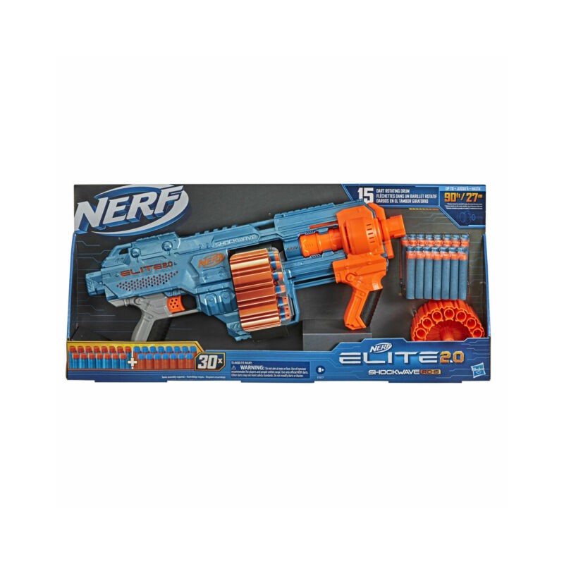 NERF ELITE 2.0 SHOCKWAVE RD 15 EAN 5010993732258 INGROSSO FUCILI E MITRA GIOCATTOLO