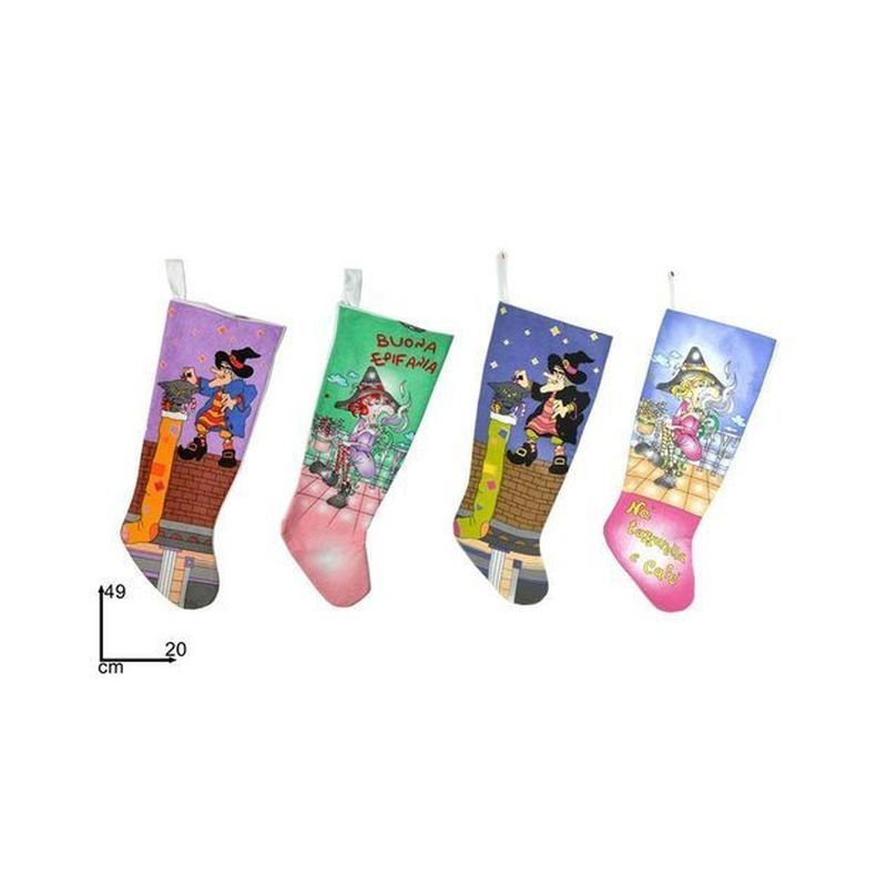 CALZA BEFANA ASS. ART.PL12L70075 EAN 8033113268915 INGROSSO BEFANA