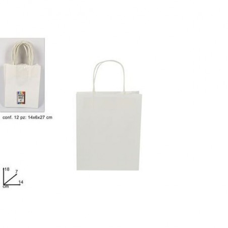 INGROSSO BUSTA REGALO CARTA BIAN