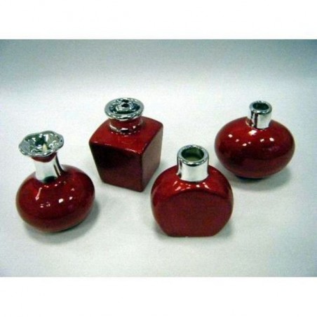 INGROSSO VASETTO ROSSO/ARGENTO P