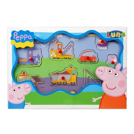 INGROSSO PEPPA PIG PUZZLE LEGNO