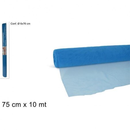 INGROSSO ROTOLO TULLE AZZURRO N.