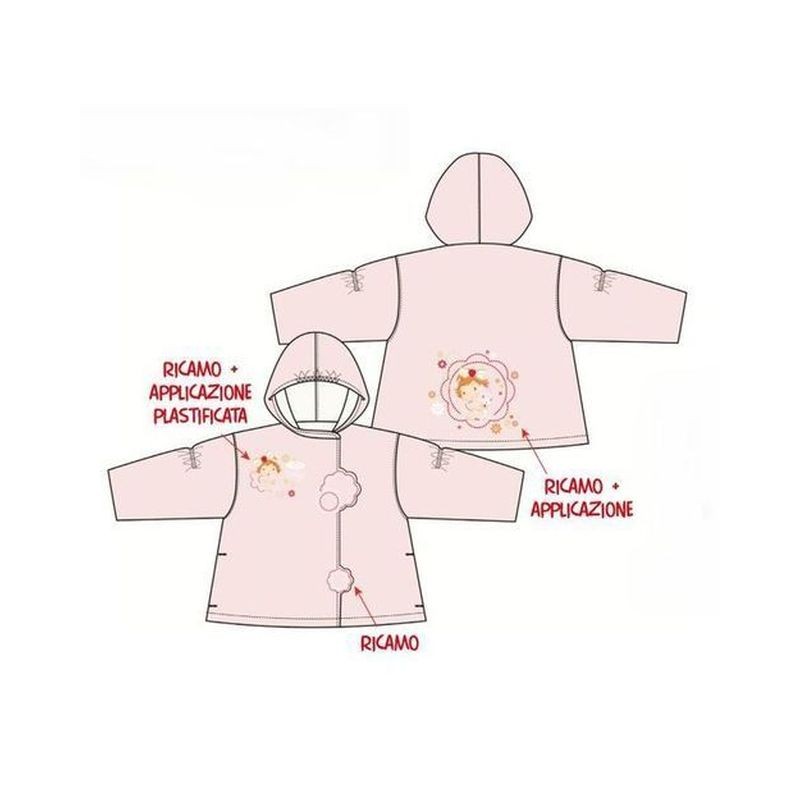 GIUBBINO NEONATA STRAWBERRY EAN 8011374935470 INGROSSO ABBIGLIAMENTO NEONATI