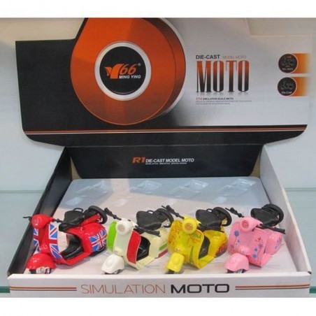 INGROSSO SCOOTER DIECAST 12CM 12